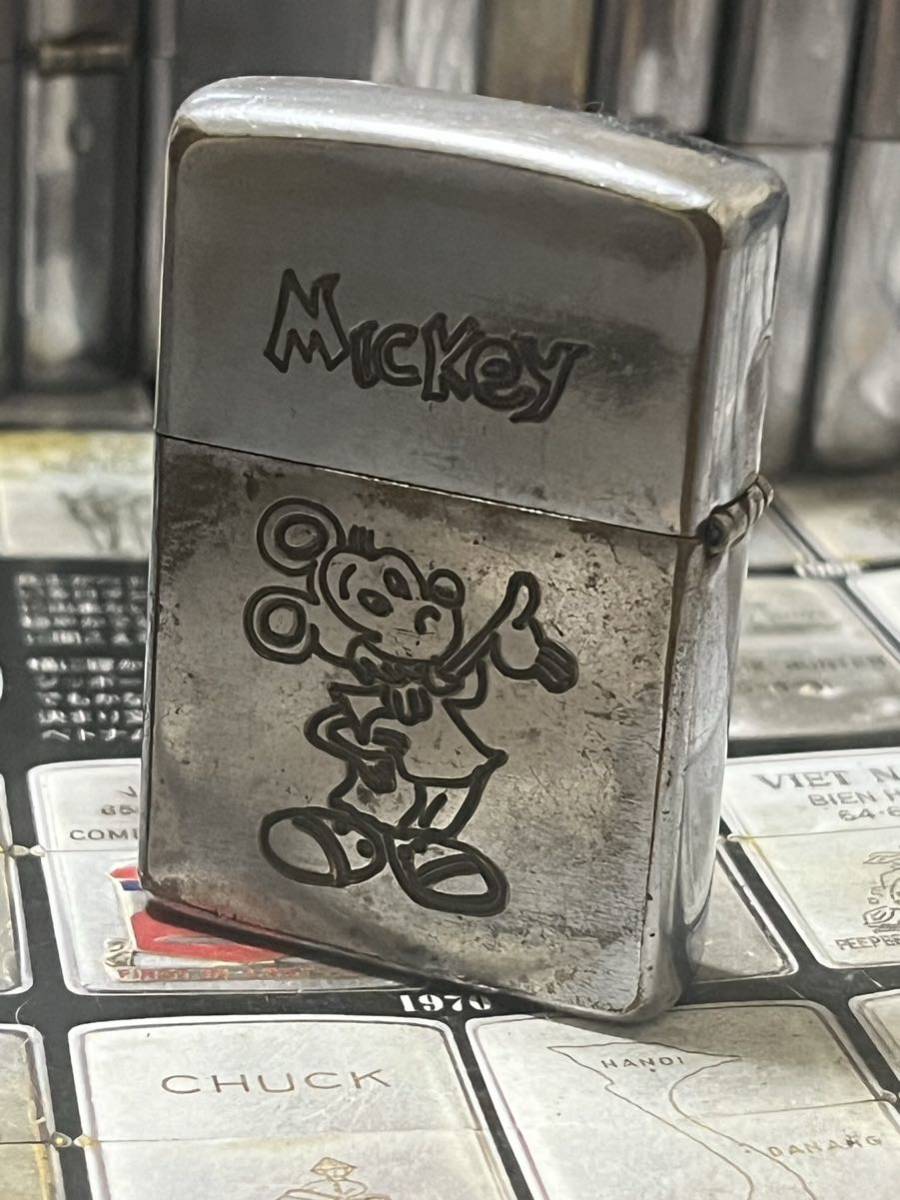 ベトナムZIPPO】本物 1967年製ベトナムジッポー「ミッキーマウス」BON-