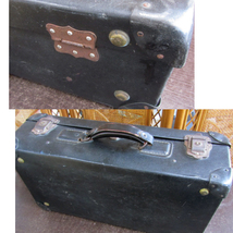 アンティーク雑貨 トランク レザー鞄 ヴィンテージトランクケース 当時物バッグ 札幌市_画像3