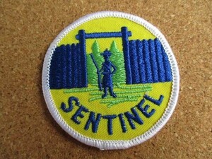 80s SENTINEL センチネル 刺繍 ワッペン ビンテージ アメリカ USA パッチ/歩哨 哨兵 革命 ゲバラ メキシコ 国境 サパティスタ アメカジ