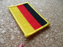 ドイツ 国旗ワッペン/刺繍DEUTSCHLAND鷲FLAGワシわしPATCH印章EMBLEMパッチ旗エンブレム旅行スーベニア D11_画像3