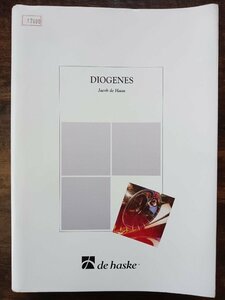 送料無料 吹奏楽楽譜 ヤコブ・デハーン：ディオゲネス　Diogenes 試聴可 スコア・パート譜セット