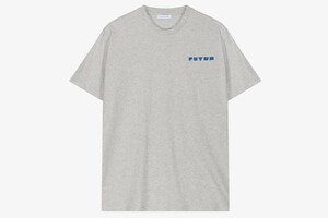 FUTUR フューチャー ipsum イプサム　Ｔシャツ　tee サイズ　S　日本　M〜L メランジ　新品　未使用　送料無料　 GREY