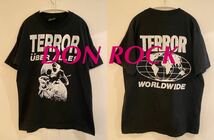 TERROR DON ROCK uber alles Tシャツ ブラック ドンロック バンドT ロックT ビンテージ vintage 80s 90s ヴィンテージ L TERROR_画像1