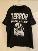 TERROR DON ROCK uber alles Tシャツ ブラック ドンロック バンドT ロックT ビンテージ vintage 80s 90s ヴィンテージ L TERROR_画像3