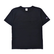 CHAMPION ヘビーウェイトTシャツ M ネイビー コットン T1011 USA製_画像1