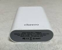 中古・正常動作　cheero Power Plus 3 CHE-072　10050mAh　モバイルバッテリー　9x6x2cm　※複数同梱可能_画像2
