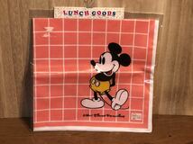 新品　未開封　当時物　ディズニー Disney Mickey Mouse ミッキーマウス　vintage retoro 古い　昔の　レトロ　雑貨　ハンカチ　ランチ_画像1