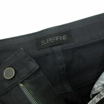 s■イタリア製■スーパーファイン/SUPERFINE SLY スキニー デニムパンツ【28】黒/MENS/37【中古】_画像2