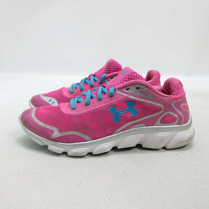 Z ■ [25 см] Under Armour/Under Armour 1244790 Кроссовки/сетчатые кроссовки/Pink/Ladies ■ 13 [Используется]