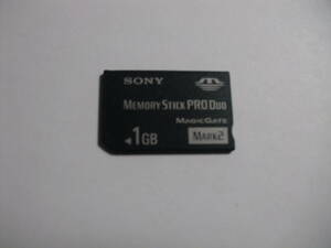 1GB　SONY　メモリースティックプロデュオ　フォーマット済み　メモリーカード　MEMORY STICK PRO DUO