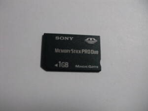 1GB　SONY　メモリースティックプロデュオ　フォーマット済み メモリーカード　MEMORY STICK PRO DUO