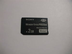 2GB　SONY　メモリースティックプロデュオ　フォーマット済み　メモリーカード MEMORY STICK PRO DUO