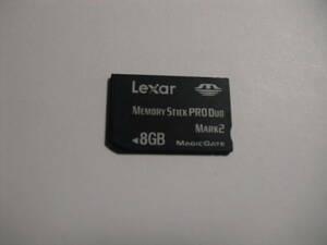 8GB　Lexar　メモリースティックプロデュオ　フォーマット済み メモリーカード　MEMORY STICK PRO DUO