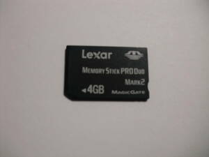 4GB　Lexar メモリースティックプロデュオ　フォーマット済み　メモリーカード　MEMORY STICK PRO DUO