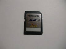 2GB　Panasonic　SDカード　フォーマット済み　メモリーカード_画像1