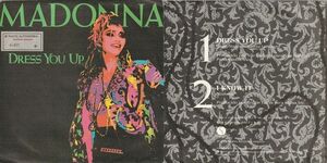 MADONNA　マドンナ　DRESS YOU UP　スペイン盤 貴重 7” シングルレコード 