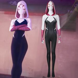 Cox234 Spider -man: через паук рождение Gwen Stacy Spider Gwen Jump костюм косплей костюм