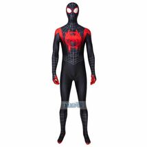 cox240スパイダーマン: スパイダーバース マイルス・モラレス Spider-Man ジャンプスーツ コスプレ衣装_画像1