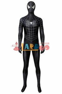 cox260スパイダーマン3 ヴェノム スパイダーマン Spider-Man 3 Venom ジャンプスーツ コスプレ衣装