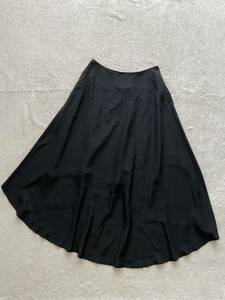 Y's size3 シルク混ブラックボリュームスカート フレアスカート YOHJI YAMAMOTO ワイズ ヨウジヤマモト