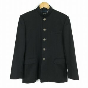 学生服 学ラン 165A 男子 カンコー Dry Wash 上着 標準型学生服 詰襟 カシドス 黒 中古 ランクC a3 JJ5052の画像1