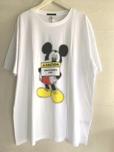 新品★最大値下げ BLACK SCORE　ブラックスコア　パロディキャラクタープリント 半袖Tシャツ「caution」　サイズM　参考価格10,450