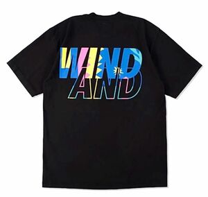 新品 WIND AND SEA × viola and roses コラボレーション Tシャツ ブラック 人気完売廃盤モデル