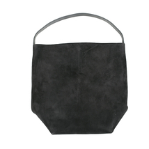 THE ROW ザロウ Large N/S Park Tote スエードラージトートバッグ BLACK イタリア正規品 新品 W1273 L25_画像3