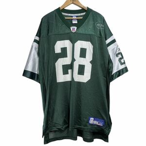 ■ Reebok リーボック NFL New York Jets ジェッツ #28 MARTIN ユニフォーム フットボール Tシャツ サイズXL 古着 ストリート アメフト ■