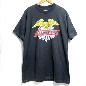 ■ 企業系 90s 90年代 USA製 ビンテージ FRUIT OF THE LOOM BEST フルーツオブザルーム Snap On Tools シングルステッチ Tシャツ XL 黒 ■