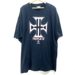 ■ STEVE & BARRY'S WWE TRIPLE H Tシャツ サイズXXL ブラック 古着 WWF プロレス レスリング トリプルH HHH Hunter Hearst Helmsley ■ 