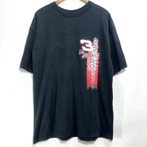 ■ NASCAR WINSTON CUP SERIES 2001 #3 DALE EARNHARDT Tシャツ サイズL ブラック 古着 デイル アーンハート Racing レーシング 車 黒 ■