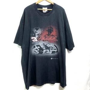 ■ WINNER'S CIRCLE NASCAR #3 DALE EARNHARDT LEGENDARY RACING Tシャツ サイズ3XL ブラック 古着 デイル アーンハート レーシング 車 ■