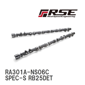 【RSE/リアルスピードエンジニアリング】 カムシャフトセット SPEC-S RB25DET NEO6 R34 254-9.15 [RA301A-NS06C]