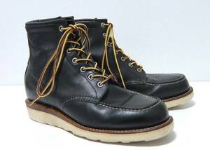 97年 Chippewa チペワ モックトゥ ブーツ 黒 ７1/2E 25.5cm ブラック 7.5 90s 1990年代