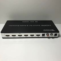 TENDAK HDMI デジタルオーディオ分離器 スイッチ SWITCH 5X1 AUDIO EXTRACTOR 4KX2K HD 3D セレクター_画像8