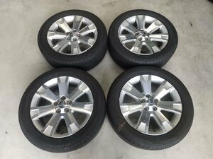 『psi』 MITSUBISHI純正 18インチ × 7J +38 5穴 PCD114.3 アルミホイール ＆ YOKOHAMA BLUEARTH RV-02 225/55R18 ラジアルタイヤ4本セット