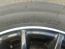 『psi』 MANARAY 14インチ × 5.5J +38 4穴 PCD100 ＆ ブリヂストン ネクトリー 175/65R14(82S) アルミタイヤ4本セット_画像7