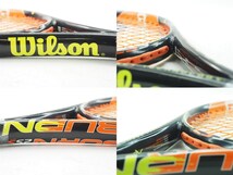 中古 テニスラケット ウィルソン バーン 25エス 2015年モデル【ジュニア用ラケット】 (G0)WILSON BURN 25S 2015_画像4