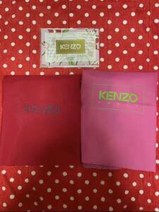 即決。KENZO 巾着＆カードレター