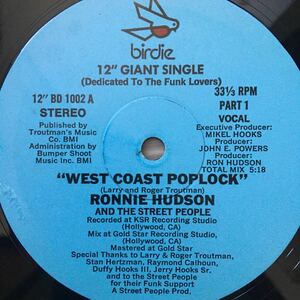 12’ Ronnie Hudson-West Coast Poplock