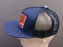 アメリカン《 刺繍ワッペン・ピースキャップ/ PCW-21》　PEACE CAP　メッシュ　アメカジ　ネイビー　紺_画像3