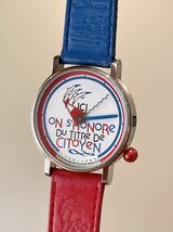 アランシルベスタイン クォーツ ALAIN SILBERSTEIN 腕時計 フランス革命200周年記念モデル_画像1