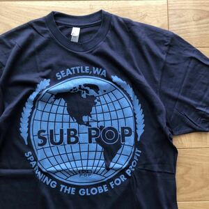 新品 送料無料 SUB POP Tシャツ M サブポップ アメリカ シアトル Nirvana