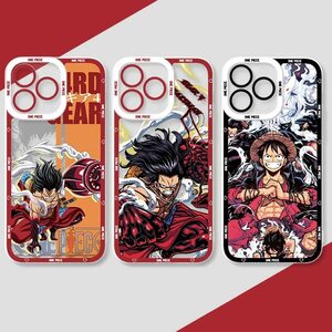 スマホケース ワンピース ONE PIECE クリアケース グッズ iPhone カバー アイフォンケース ルフィー