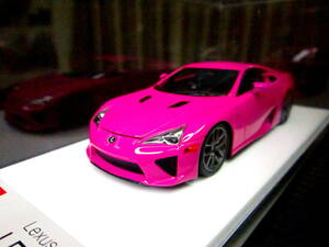  last price cut! ultra rare! beautiful goods! Make up*EIDOLON 1/43 Lexus *Lexus LFA /2010 *pashone-to* pink * worldwide limitation *140pcs!!