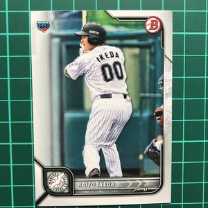 池田来翔 2022 Topps NPB Bowman ベースカード 千葉ロッテマリーンズ ルーキー RC