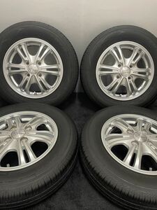 145/80R13 TOYO/NANOENERGY 3 18年製 WB アルミホイール 13インチ 4J＋43 100 4H 夏タイヤ 4本 トーヨー ナノエナジー 軽自動車 (5-B114)