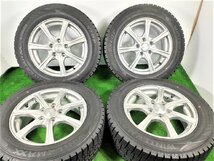 【ダンロップ WM02】215/60R16 95Q 2019年製　16x6.5J +40 5穴 PCD114.3 中古　スタッドレス 　4本【宮城発 送料無料】MYG-A8065_画像1