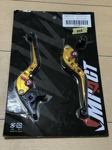 P RS pack /305/60 Triumph SPEED TRIPLE 97-03/ Gold retractable brake clutch lever left right lever full adjust length adjustment 